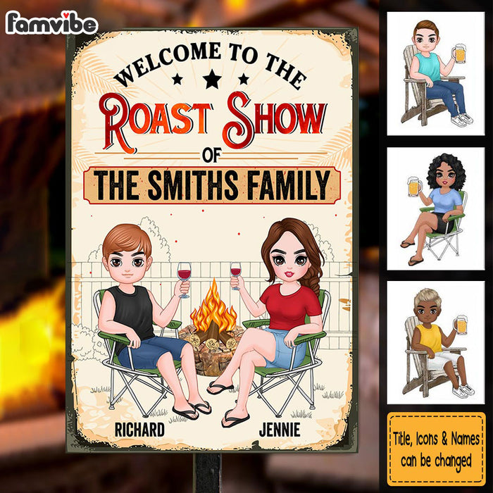 Personalized Gift For Couple Roast Show Metal Sign 26047 1