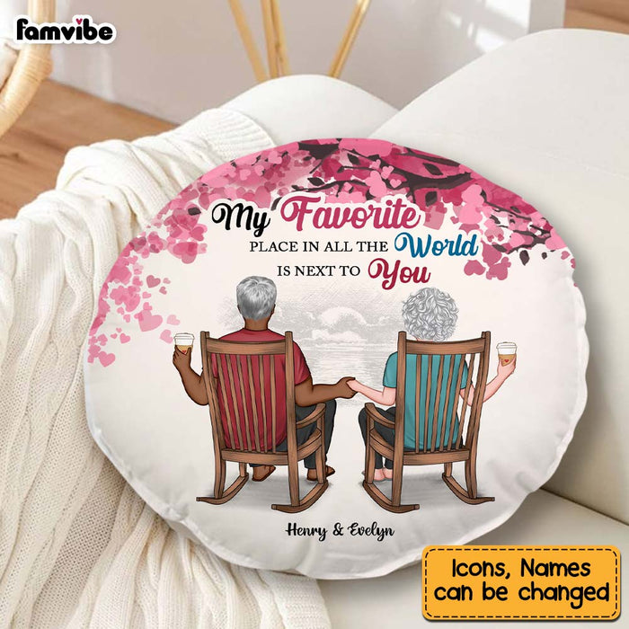Personalized Anniversary, Loving Gift For Couples Next To You Shaped Pillow 30644 1
