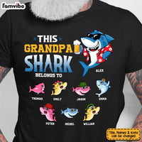 Personalized Gift For Grandpa Shark Belongs To Shirt - Hoodie - Sweatshirt 28222 thumb 1