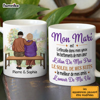 Personalized French Couple L'étincelle Dans Mes Yeux Mug 30895 thumb 1