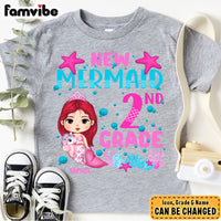 Personalized Back To School Gift For Granddaughter Mermaid Kid T Shirt 27545 thumb 1