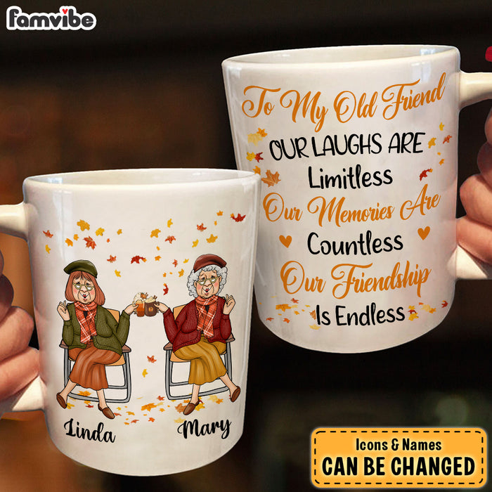 Personalized Gift For Friends Our Friendship Is Endless Mug 28093 1