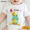 Personalized Gift For Baby First Alphabet Name Baby Onesie 32029 1