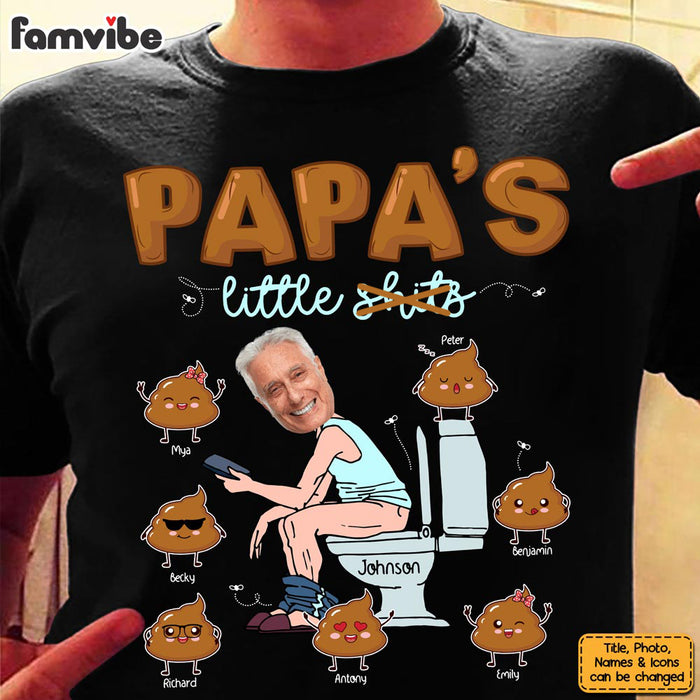 Personalized Gift For Grandpa's Little Sh*ts Shirt - Hoodie - Sweatshirt 32493 1
