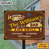 Personalized Gift For Family Backyard Bar And Grill Metal Sign 26080 1