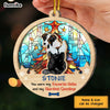 Personalized Dog Loss Gift My Favorite Hello My Hardest Goodbye 2 Layered Mix Ornament 29544 1