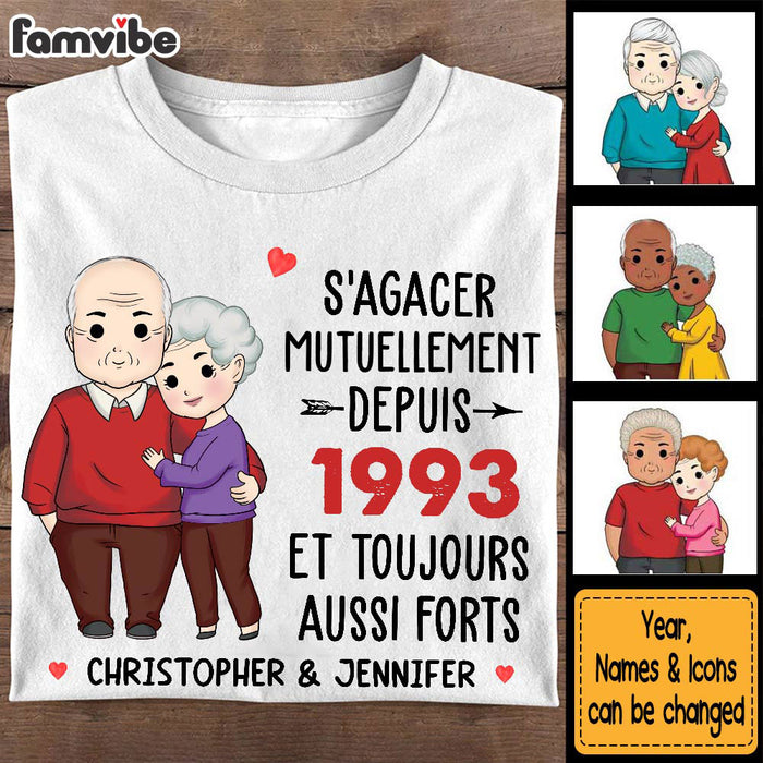 Personalized Couple 'S'agacer mutuellement depuis Shirt - Hoodie - Sweatshirt 30484 1