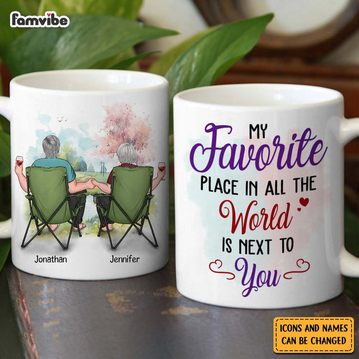 Personalized Couple My Favorite Place In All The World Is Next To You Mug 31137 1