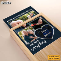 Personalized Couple Gift  We Have Each Other Picture Frame Light Box 31366 thumb 1