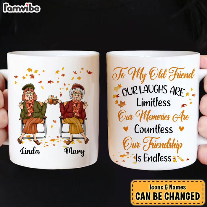 Personalized Gift For Friends Our Friendship Is Endless Mug 28093 1