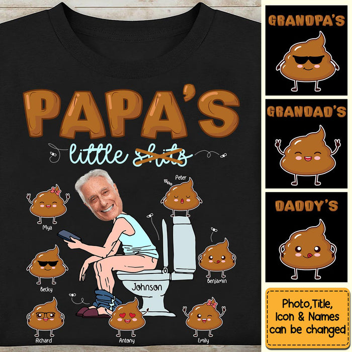 Personalized Gift For Grandpa's Little Sh*ts Shirt - Hoodie - Sweatshirt 32493 1