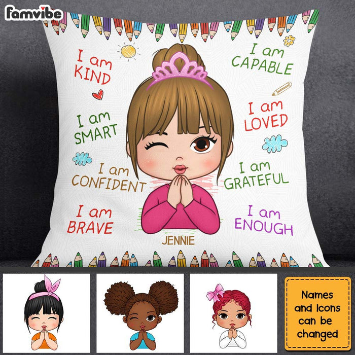 Personalized Gift For Granddaughter I Am Kind Pillow 23802 1