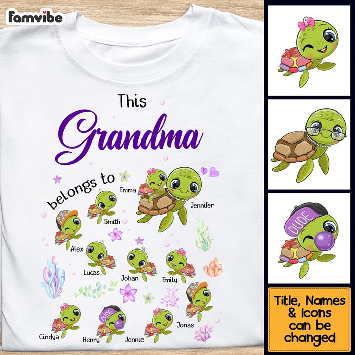 Personalized Gift For Grandma This Grandma Belongs To Shirt - Hoodie - Sweatshirt 26566 1