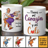Personalized Couple Spanish Tienes Mi Corazón Mug 31077 thumb 1