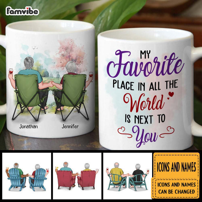 Personalized Couple My Favorite Place In All The World Is Next To You Mug 31137 1