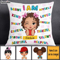 Personalized Gift for Granddaughter Doodle Art Pillow 32839 thumb 1