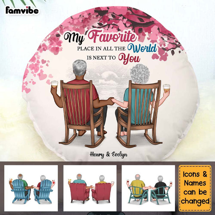 Personalized Anniversary, Loving Gift For Couples Next To You Shaped Pillow 30644 1
