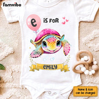 Personalized Gift For Baby First Alphabet Name Baby Onesie 32029 thumb 1