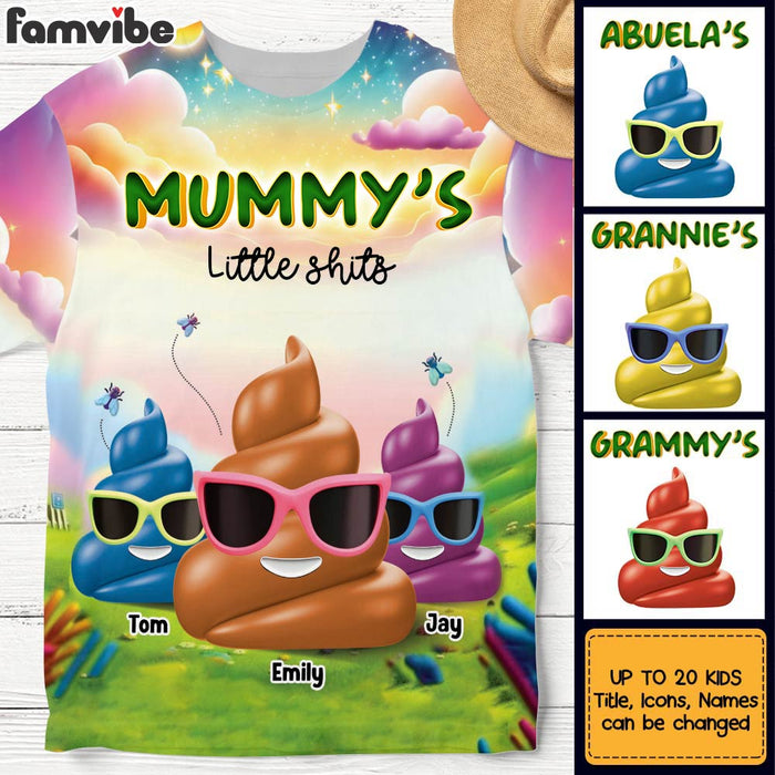 Personalized Gift For Mum Funny Little Things All-over Print T Shirt 32690 1