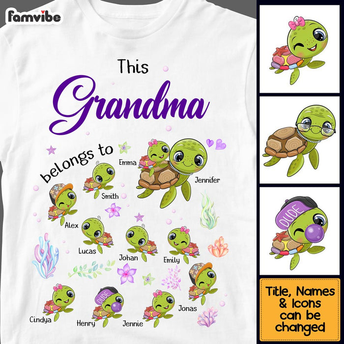 Personalized Gift For Grandma This Grandma Belongs To Shirt - Hoodie - Sweatshirt 26566 1