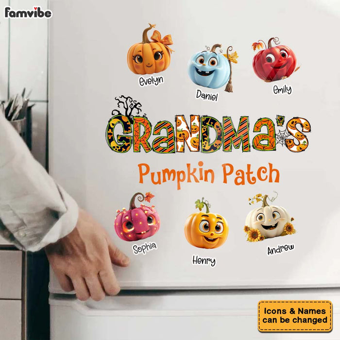 Personalized Gift For Grandma Mom Pumpkin Patch Halloween Decal 35152 1