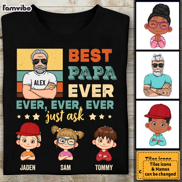 Personalized Gift For Dad Grandpa Shirt - Hoodie - Sweatshirt 33450 1