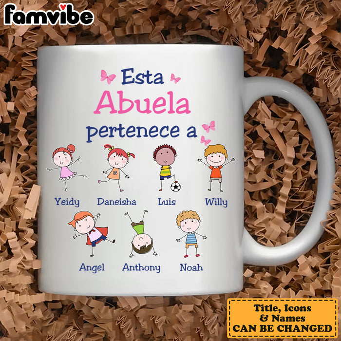 Personalized Abuela Spanish Grandma Belongs Mug AP97 81O34 1