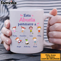 Personalized Abuela Spanish Grandma Belongs Mug AP97 81O34 thumb 1