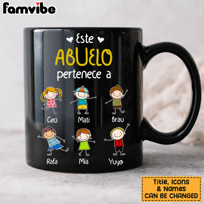 Personalized Abuelo Spanish Grandpa Belongs Mug MR233 81O34 1