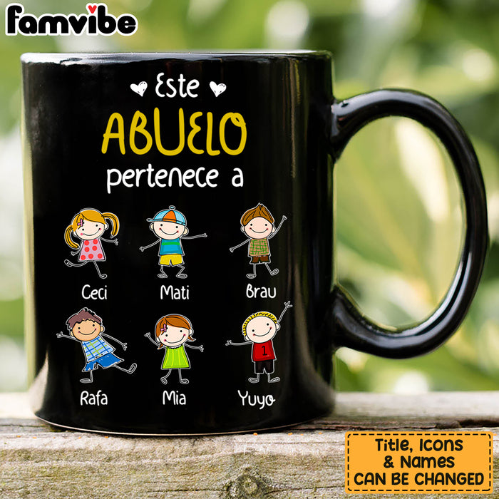 Personalized Abuelo Spanish Grandpa Belongs Mug MR233 81O34 1