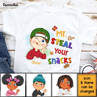 Personalized Gift For Grandson Mr Steal Your Snacks Kid T Shirt - Kid Hoodie - Kid Sweatshirt 30482 thumb 1