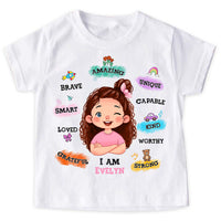 Personalized Gift For Grandkids Affirmation Word Art Kid T Shirt - Kid Hoodie - Kid Sweatshirt 32520 thumb 1