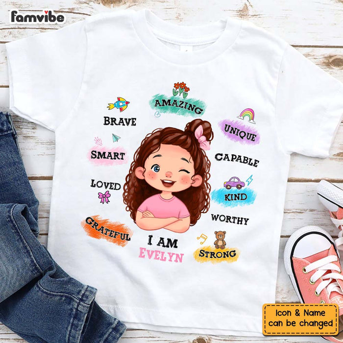 Personalized Gift For Grandkids Affirmation Word Art Kid T Shirt - Kid Hoodie - Kid Sweatshirt 32520 1