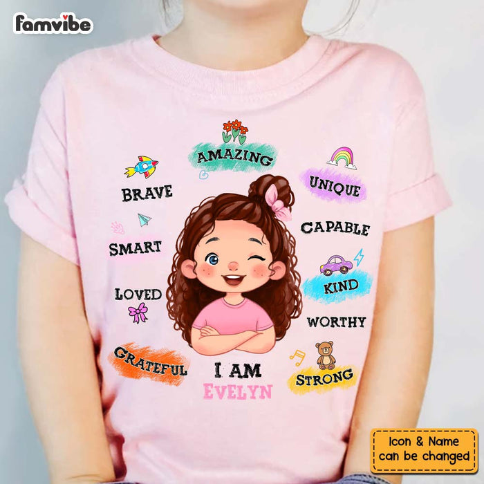 Personalized Gift For Grandkids Affirmation Word Art Kid T Shirt - Kid Hoodie - Kid Sweatshirt 32520 1
