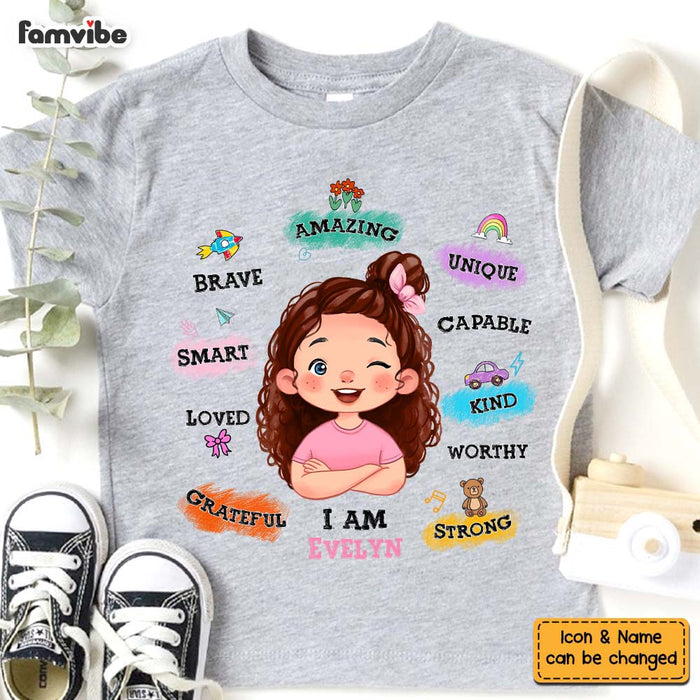 Personalized Gift For Grandkids Affirmation Word Art Kid T Shirt - Kid Hoodie - Kid Sweatshirt 32520 1