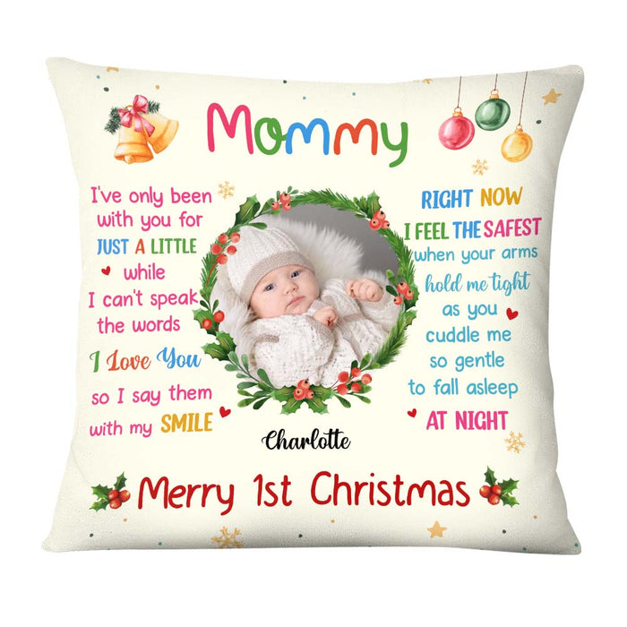 Personalized Christmas Gift Customizable Baby's Photo Pillow 27682 1