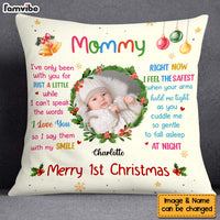 Personalized Christmas Gift Customizable Baby's Photo Pillow 27682 thumb 1