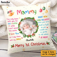 Personalized Christmas Gift Customizable Baby's Photo Pillow 27682 thumb 1