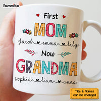 Personalized First Mom Now Grandma Mug FB253 30O58 thumb 1
