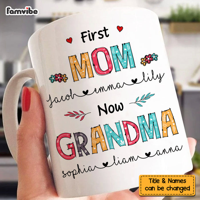 Personalized Grandma Cup Nana Coffee Mug Mamaw Cup 