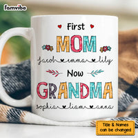 Personalized First Mom Now Grandma Mug FB253 30O58 thumb 1