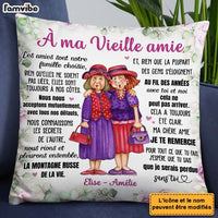 Personalized Gift For Friend À ma Vieille amie French Pillow 30442 thumb 1