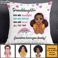 Personalized Gift For Granddaughter You Are Beautiful Poem Pillow 27261 thumb 1