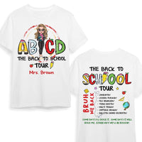 Personalized Gift For Teacher The Back To School Tour Double-sided Printing Shirt 34123 thumb 1