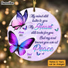 Personalized Memorial Butterfly Gift My Heart Still Looks For You Ornament 29974 1