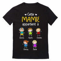 Personalized Mamie French Grandma Belongs T Shirt MR234 81O34 thumb 1