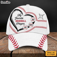 Personalized For Dad My Favorite Baseball Players Cap 33588 thumb 1
