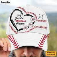 Personalized For Dad My Favorite Baseball Players Cap 33588 thumb 1