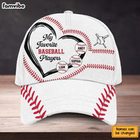 Personalized For Dad My Favorite Baseball Players Cap 33588 thumb 1
