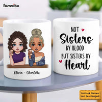 Personalized Gift For Friends Sisters By Heart Mug 34841 thumb 1